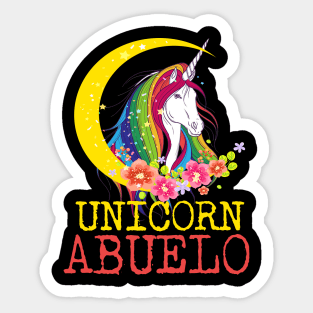 Unicorn Abuelo Sticker